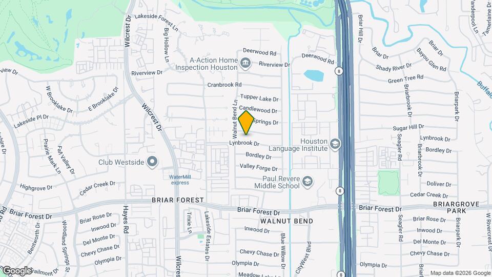 10722 Lynbrook Dr Map and Location Details