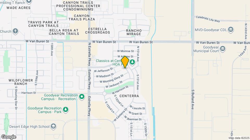 164 S 152nd Ave Map and Location Details