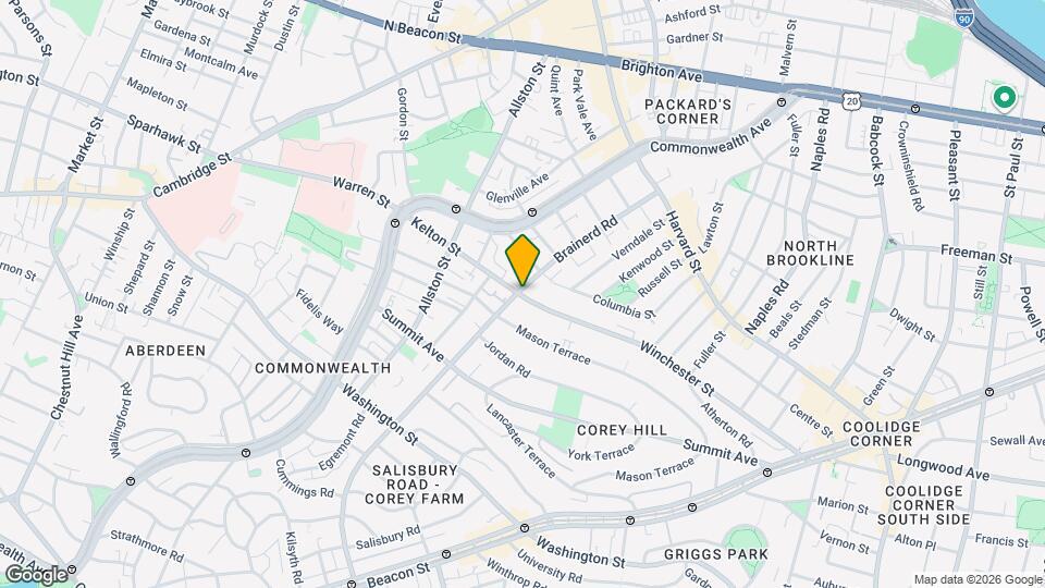 260 Kelton St Map and Location Details