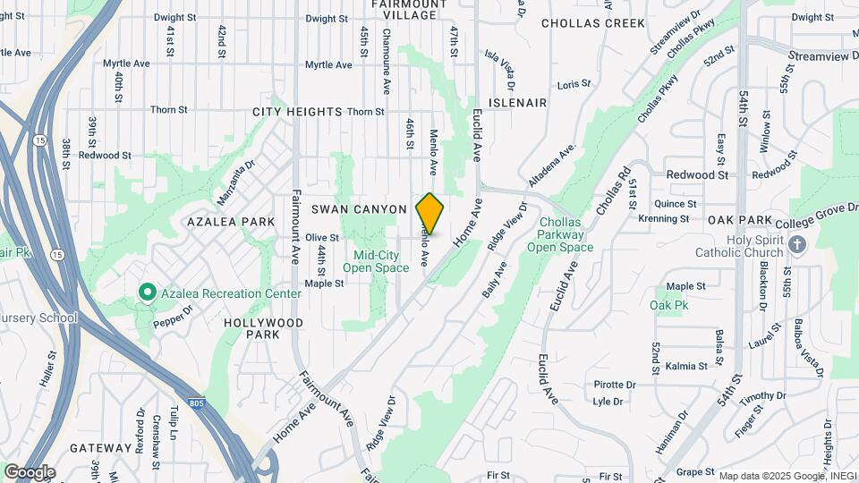 2741 Menlo Ave Mapa y Detalles de la Ubicación