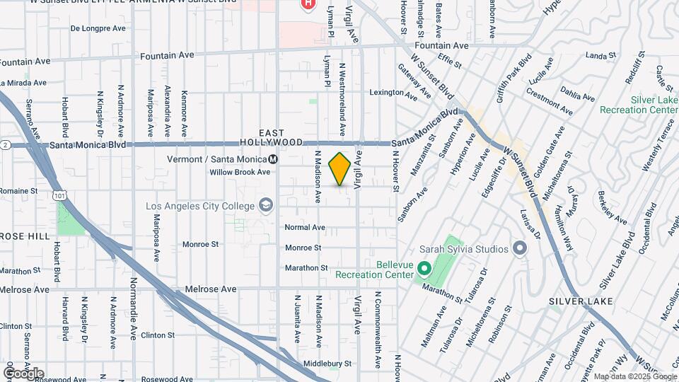 4332-4336 3/4 Lockwood Ave Mapa y Detalles de la Ubicación