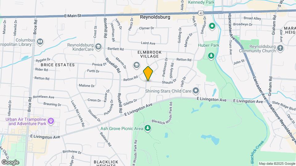 6843 Shaulis Dr Map and Location Details