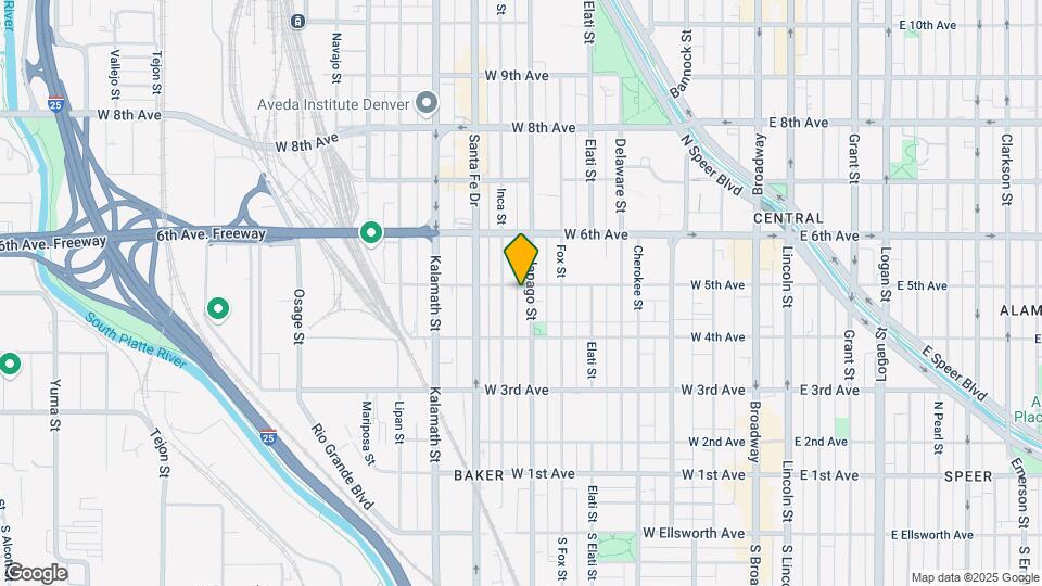 475 Galapago St Map and Location Details