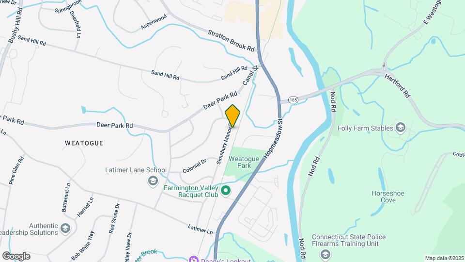 44 Simsbury Manor Dr Map and Location Details