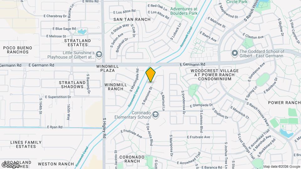 4118 S Ramona St Map and Location Details