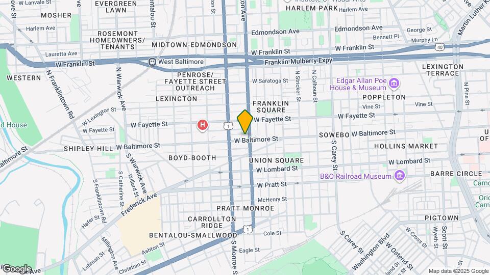 1806 Brunt St Map and Location Details