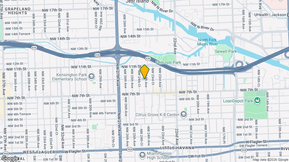 2400 NW 9th St Map and Location Details