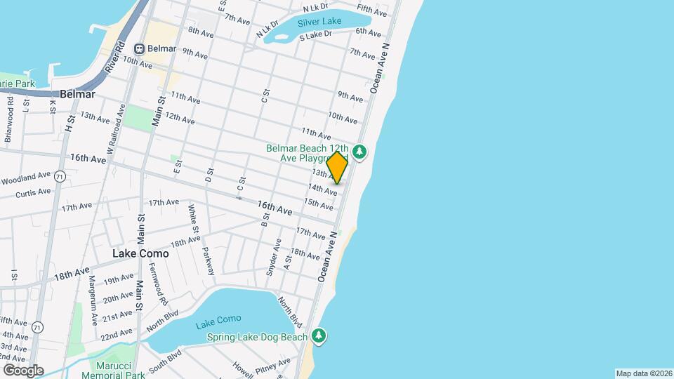 1304 Ocean Ave, Unit 4B Map and Location Details