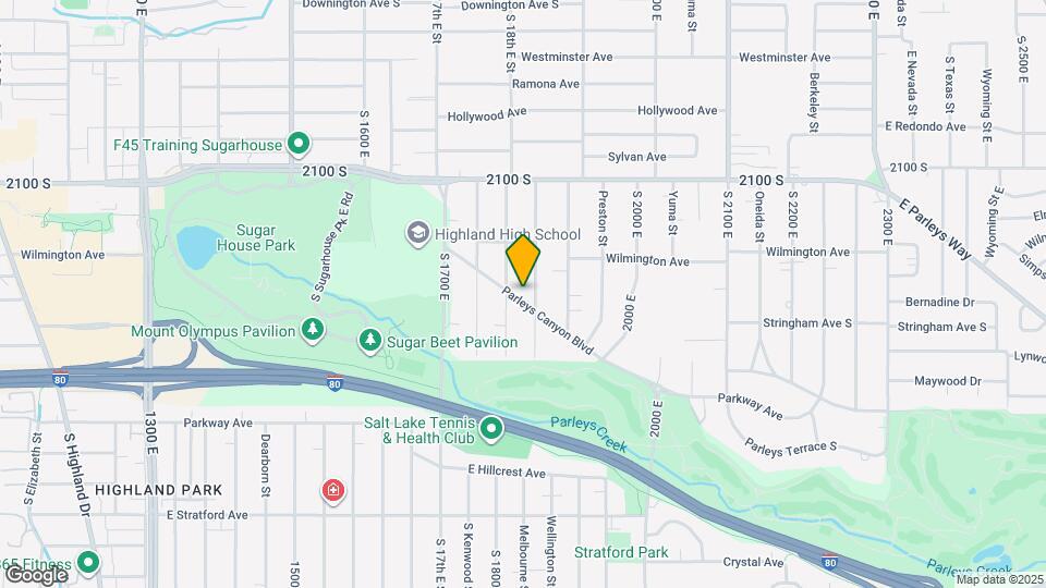 1819 E Parleys Canyon Blvd, Unit B Map and Location Details