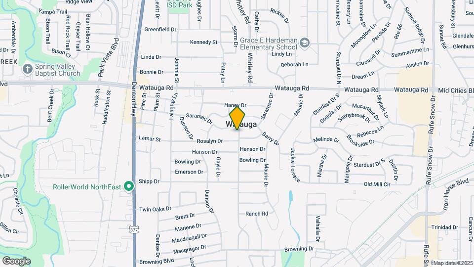 6025 Whitley Rd Map and Location Details