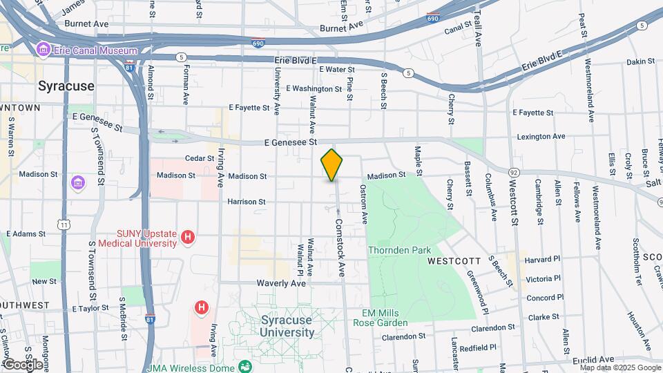 204 Comstock Ave Map and Location Details