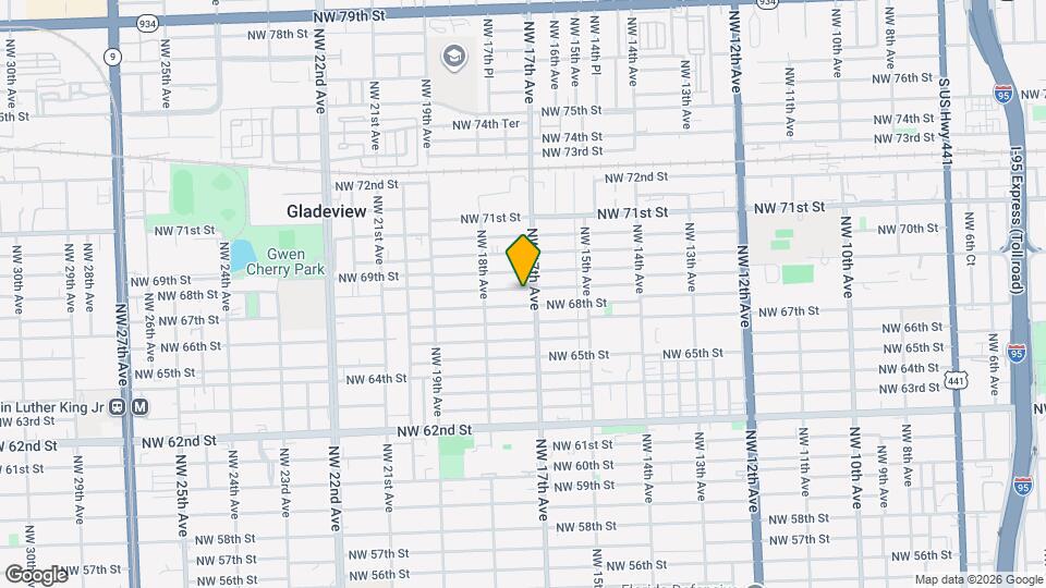 1720 NW 68th Ter Mapa y Detalles de la Ubicación