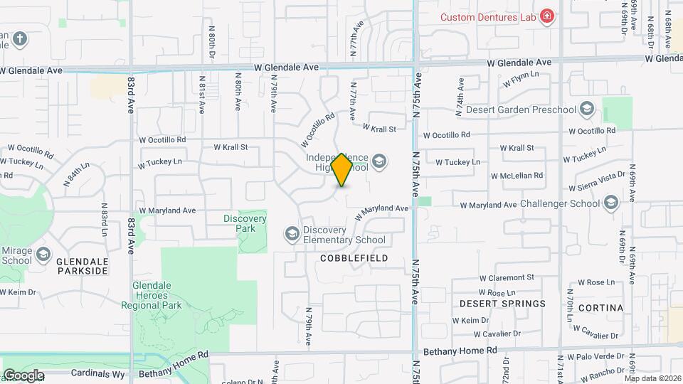 6615 N 77th Dr Map and Location Details