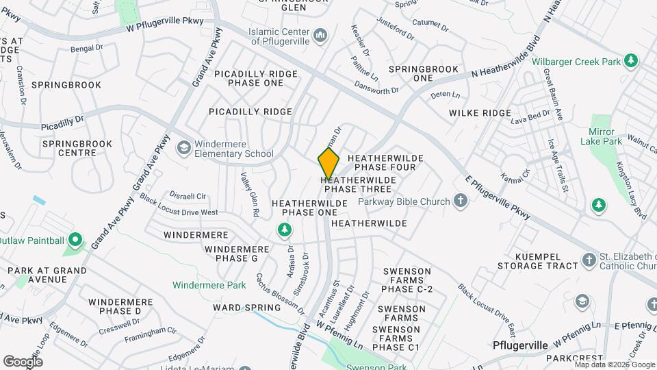 17305 Dashwood Creek Dr Map and Location Details