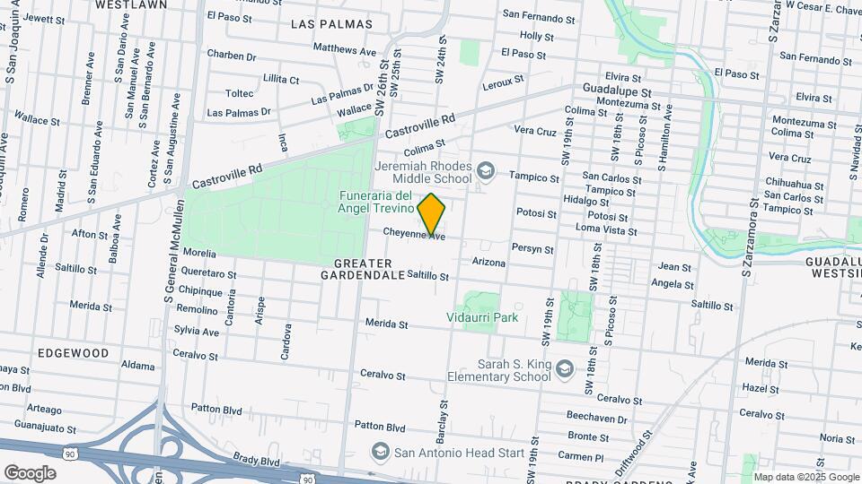 134 Cheyenne Ave Map and Location Details