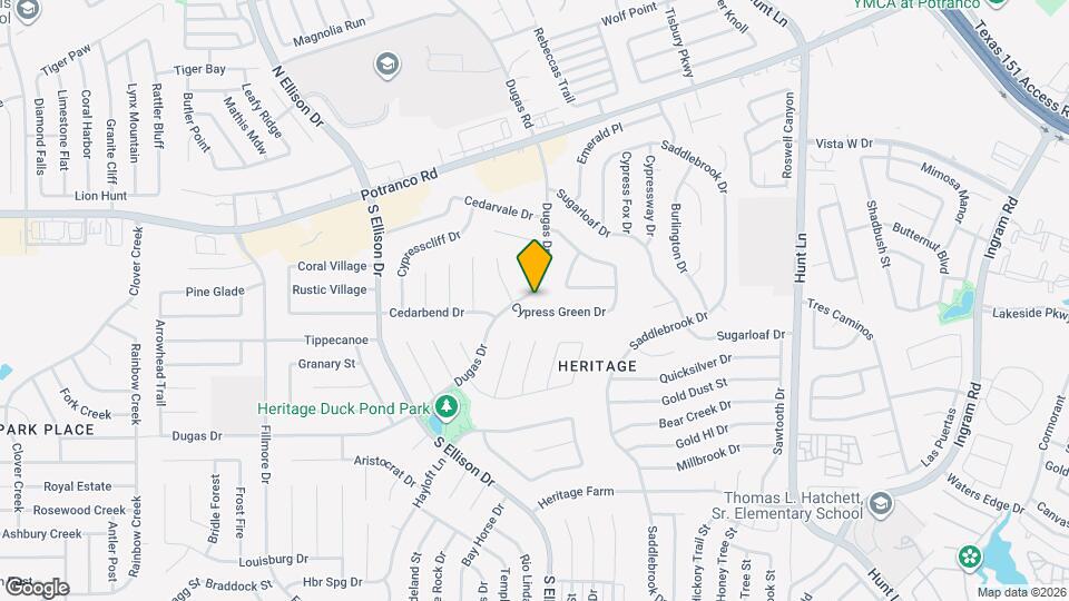 9710 Dugas Dr Map and Location Details