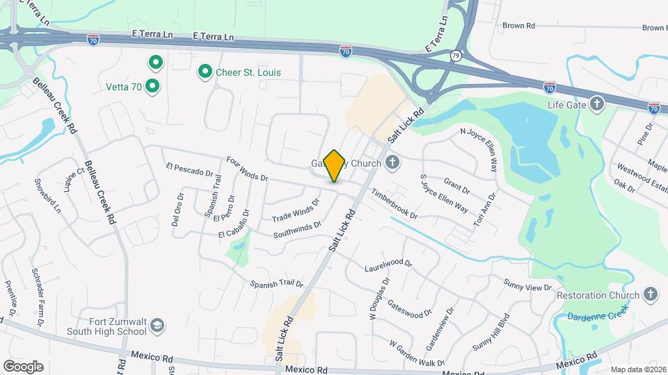 8 Four Winds Dr Map and Location Details