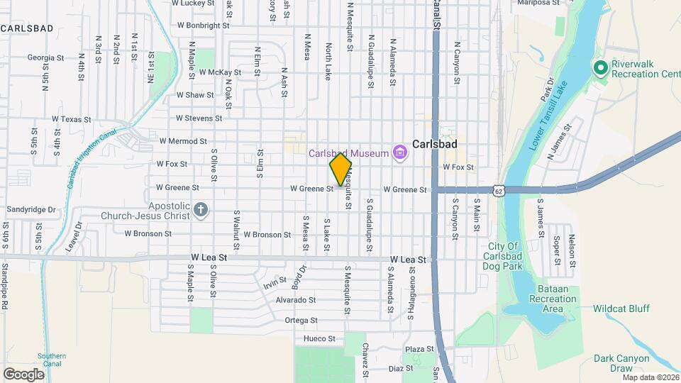 705 W Greene St Mapa y Detalles de la Ubicación