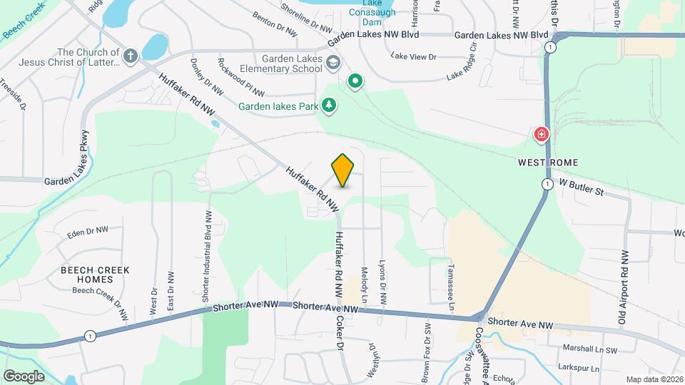 10-12 Chesney Dr NW Map and Location Details