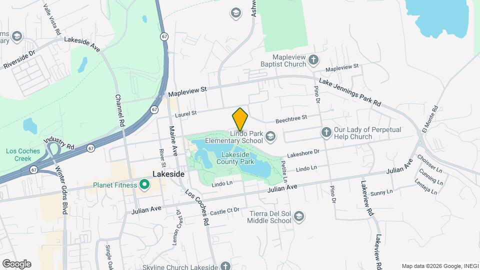 12738 Lakeshore Dr Map and Location Details