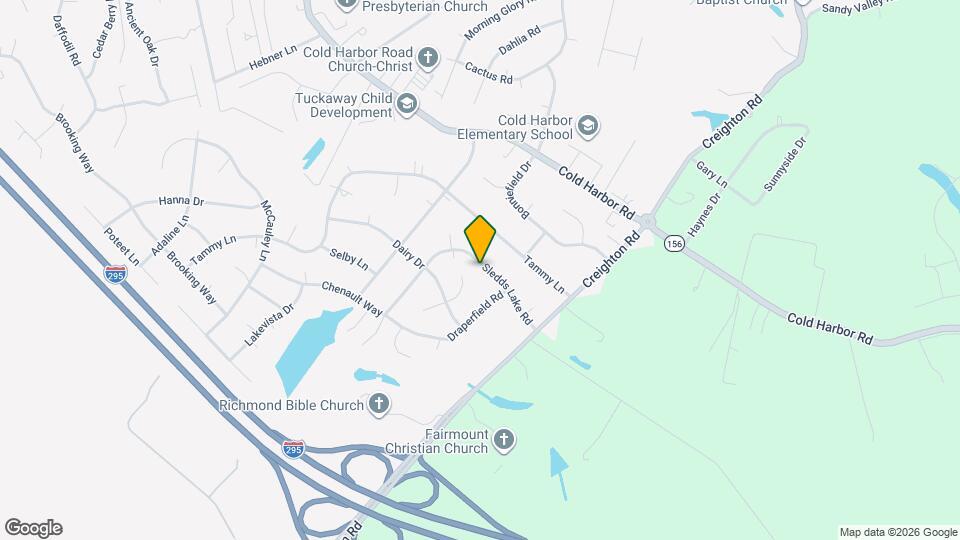 6341 Sledds Lake Rd Map and Location Details