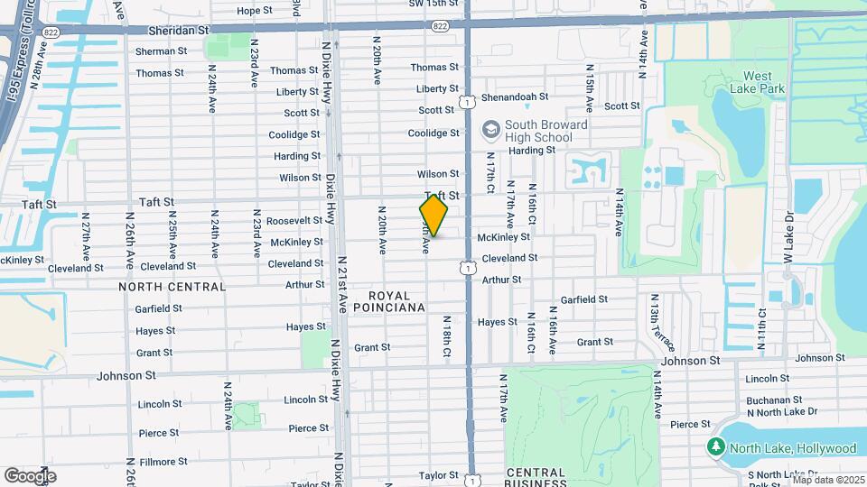 1842 Mckinley St Mapa y Detalles de la Ubicación