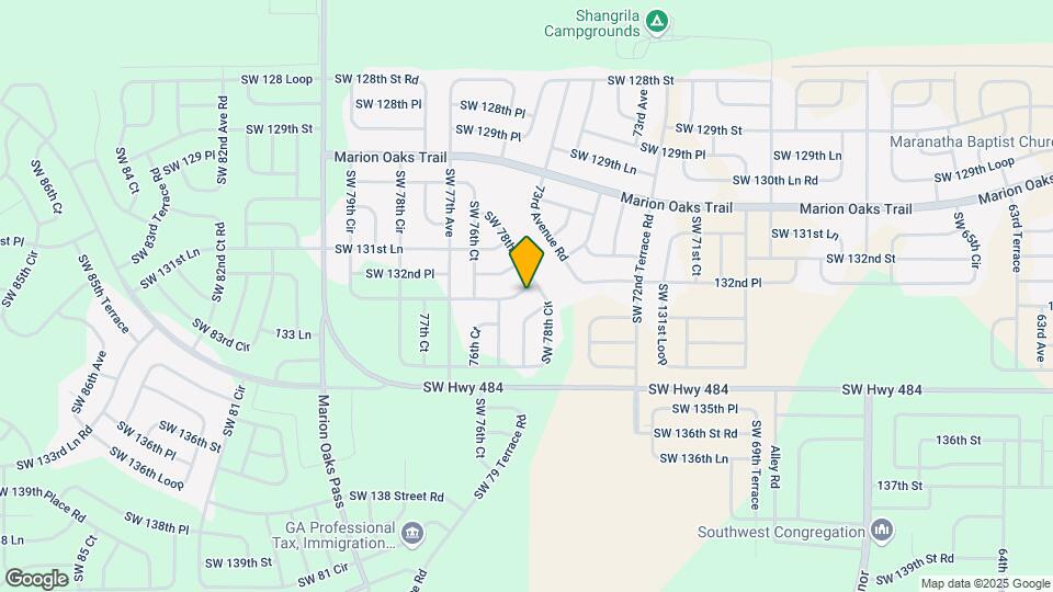 13275 SW 79th Cir Map and Location Details