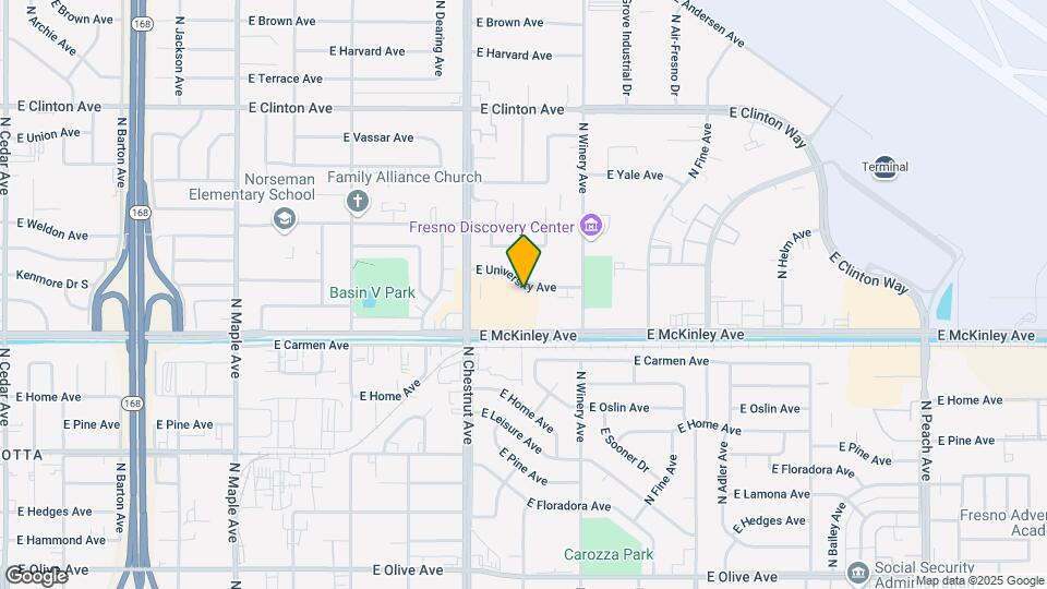 4854 E University Ave Mapa y Detalles de la Ubicación