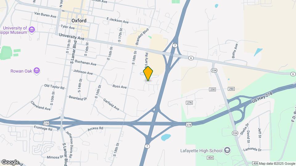 707 McLarty Rd Map and Location Details