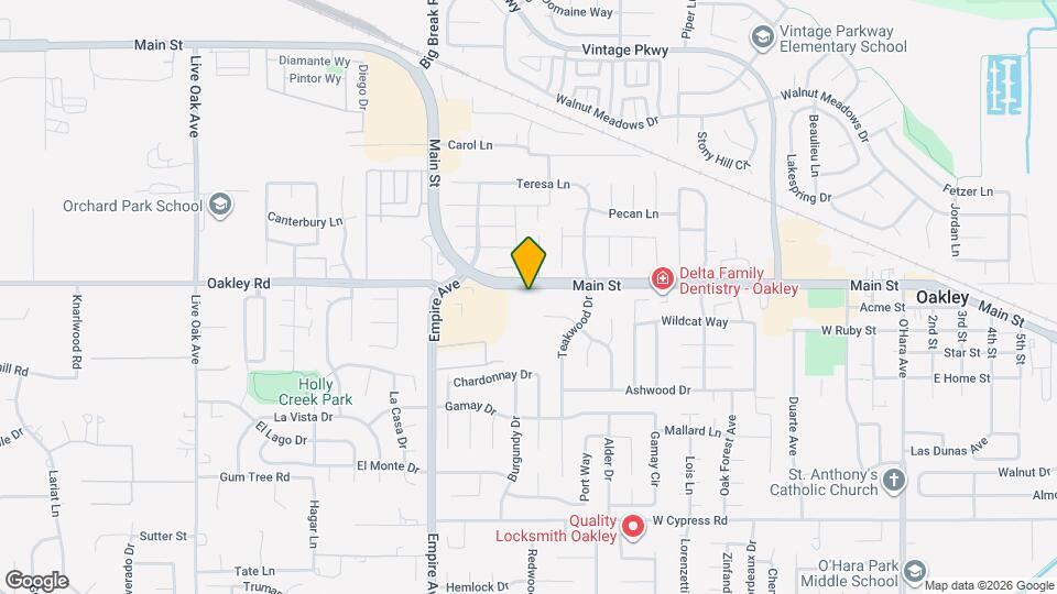 Twin Oaks Senior, A 55+ Community Map and Location Details