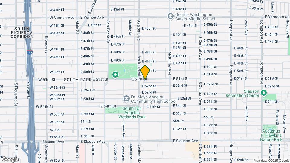 626 E 51st St Map and Location Details