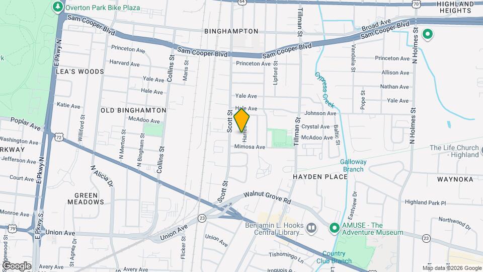 287 Harrell St Mapa y Detalles de la Ubicación