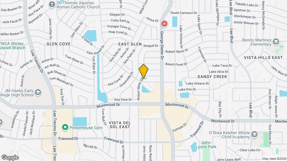 2100 Robert Wynn St Map and Location Details