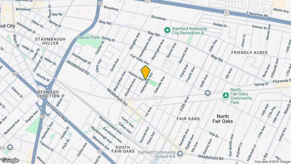 593 Hampshire Ave Map and Location Details