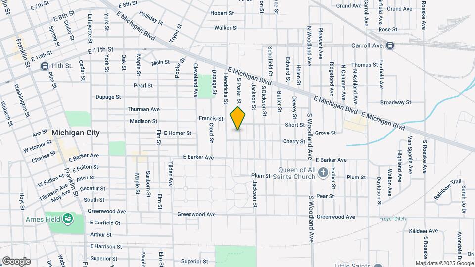 319 S Porter St Map and Location Details