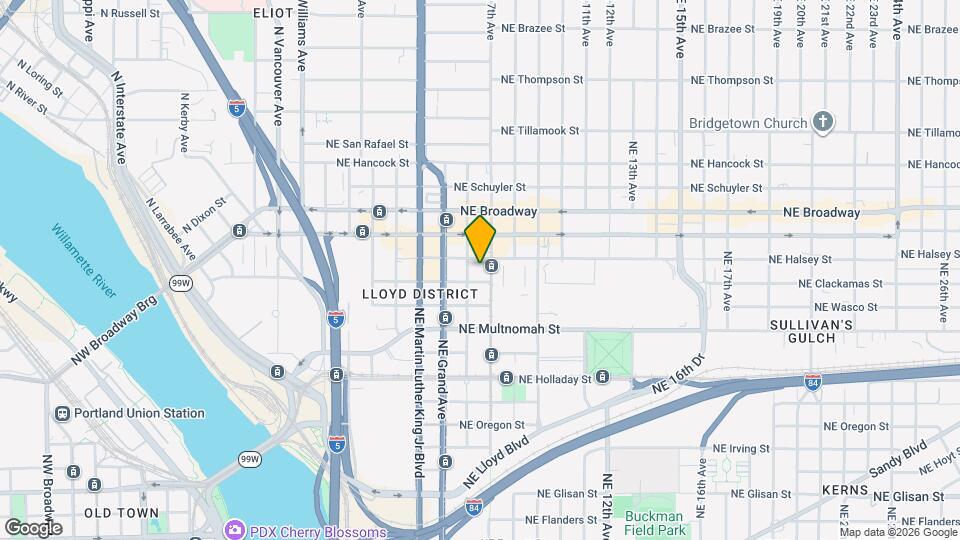 Cornerstone Lloyd District Apartments Map and Location Details