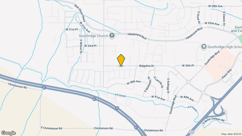 6520 W 36th Pl Map and Location Details