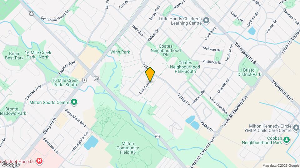 652 Lott Crescent Map and Location Details