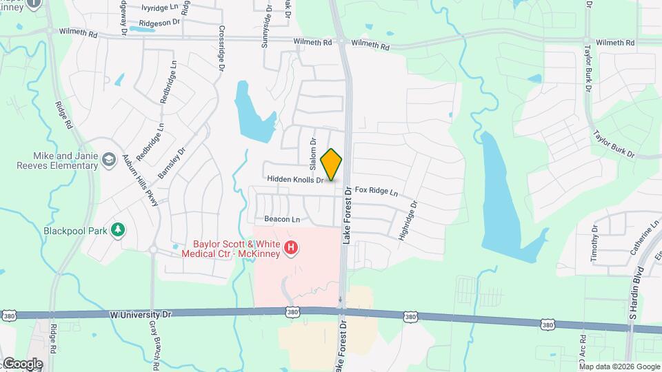 5001 Hidden Knolls Dr Map and Location Details