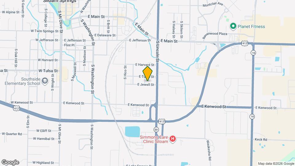 851 S Jersey St Map and Location Details