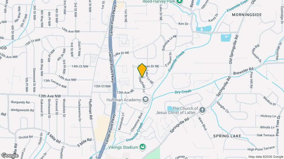 1321 Hatfield Ln Map and Location Details