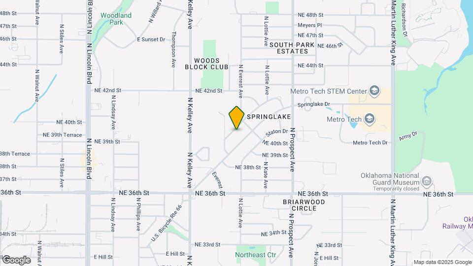 1116 Campbell Rd Map and Location Details