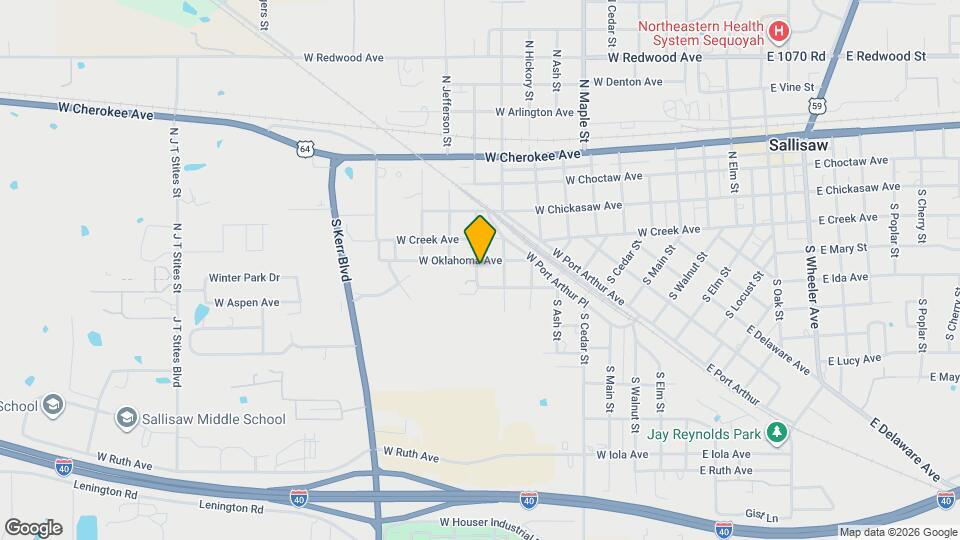 314 S Adams St Map and Location Details