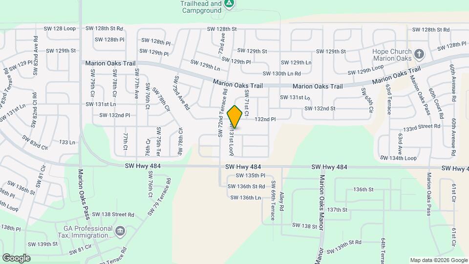 7191 SW 133rd Ln Map and Location Details