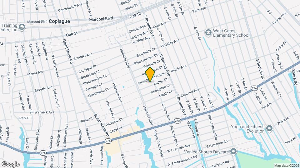 223 Audley Ct Map and Location Details