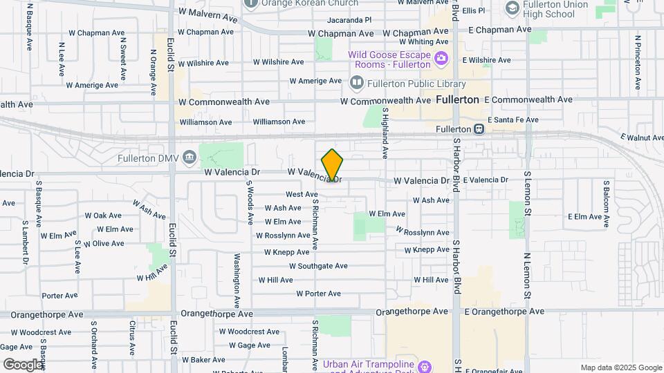 436-442 W Valencia Dr Map and Location Details