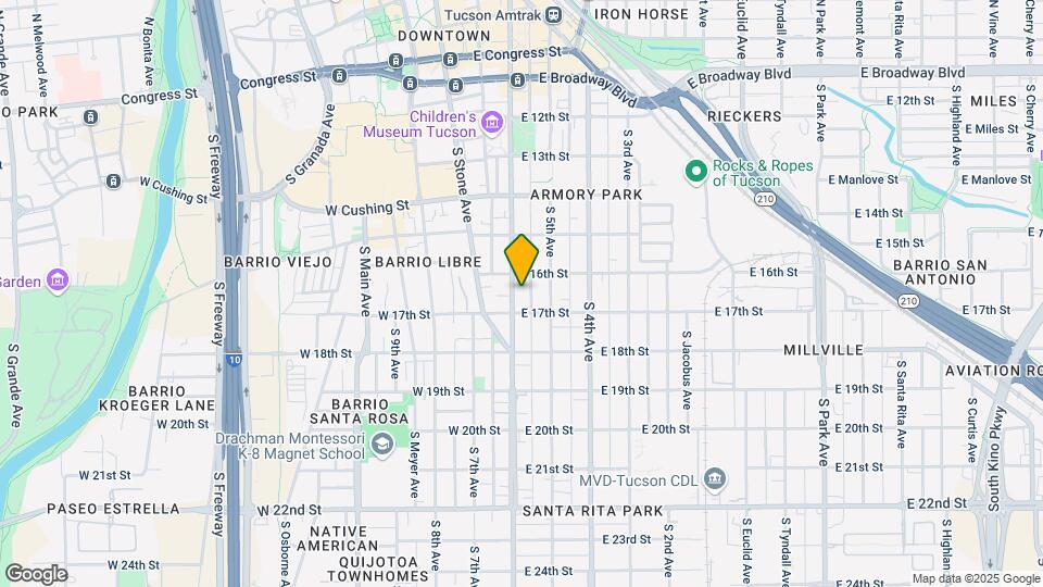 619 S 6th Ave Map and Location Details