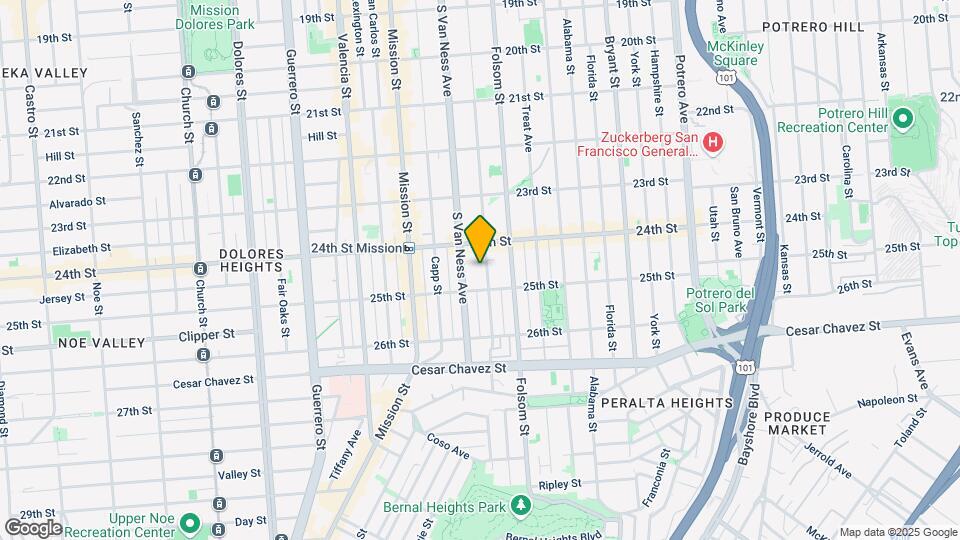 1026 Shotwell St Mapa y Detalles de la Ubicación