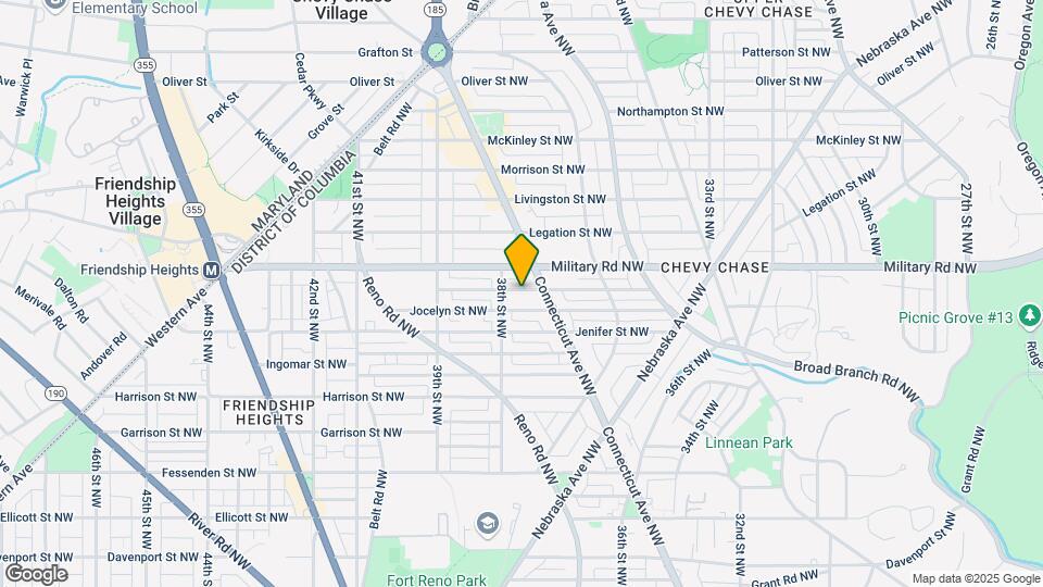 3752 Kanawha St NW Map and Location Details