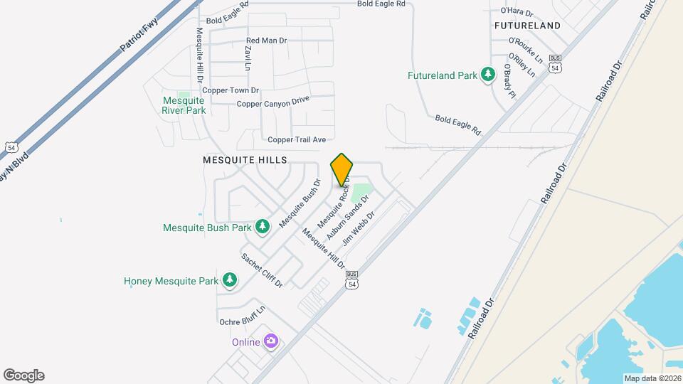 11929 Mesquite Rock Dr Map and Location Details